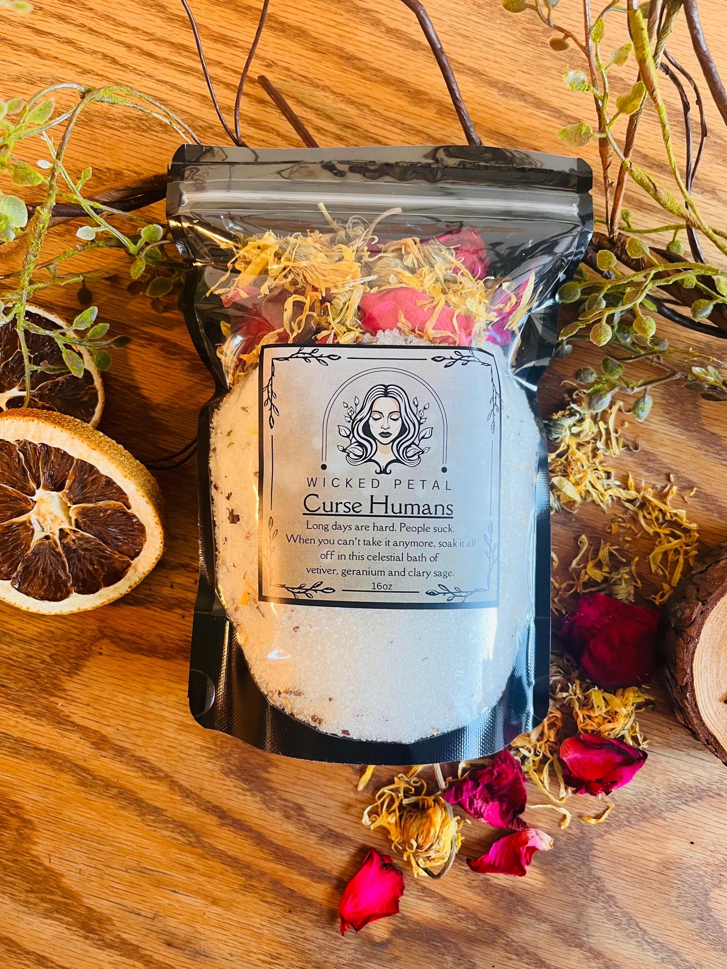 Curse Humans- Salt Soak (16oz)