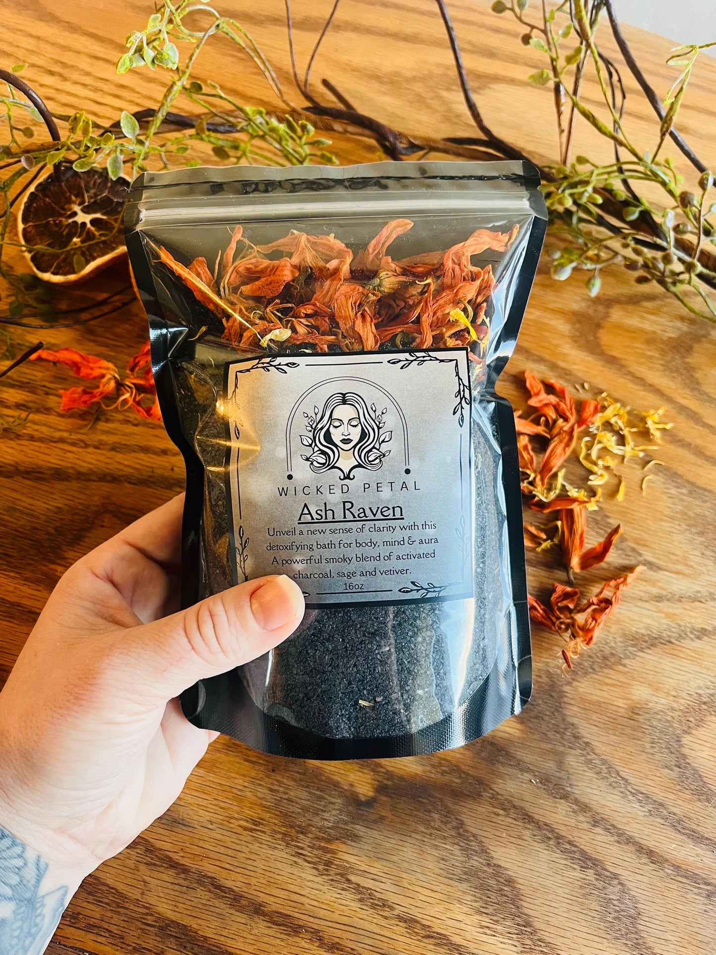 Ash Raven- Detox Soak (16oz)